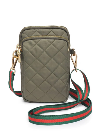 Divide & Conquer Quilted Crossbody - dolly mama boutique