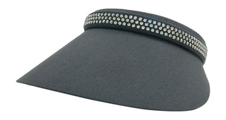 Audrey Clip-On Crystal Visor - dolly mama boutique