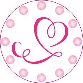 Bella Crystal Dolly Heart Ball Marker - dolly mama boutique
