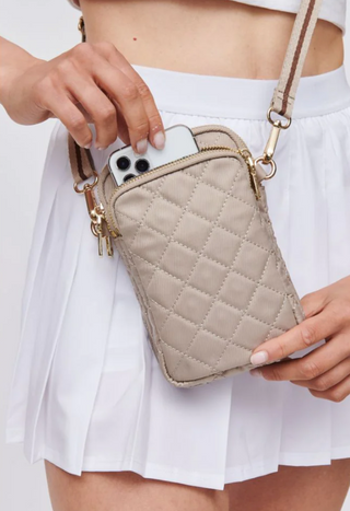 Divide & Conquer Quilted Crossbody - dolly mama boutique
